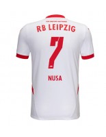 Moške Nogometnih dresov RB Leipzig Antonio Nusa #7 Domači 2024-25 Kratki rokavi